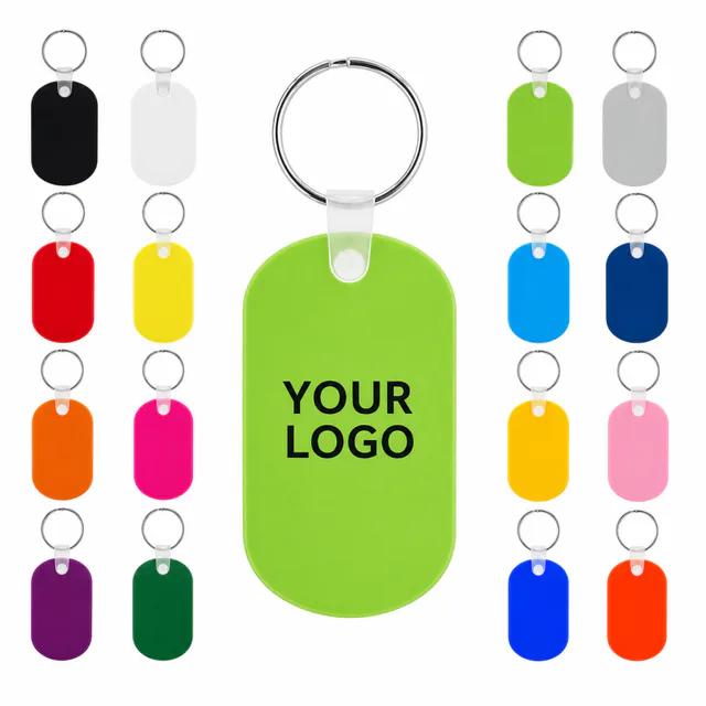 Custom Soft PVC Keychain Retro Motel Style Promotional Key Tag