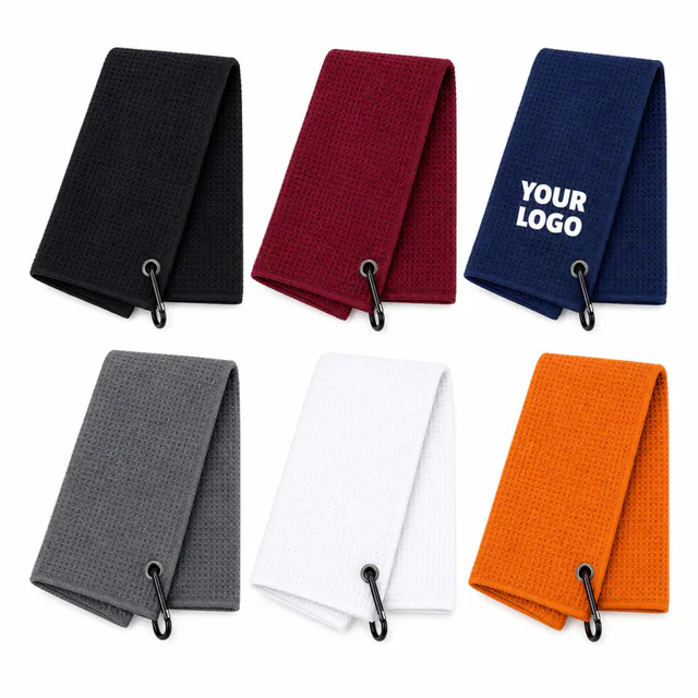 Golf Towel With Carabiner Clip