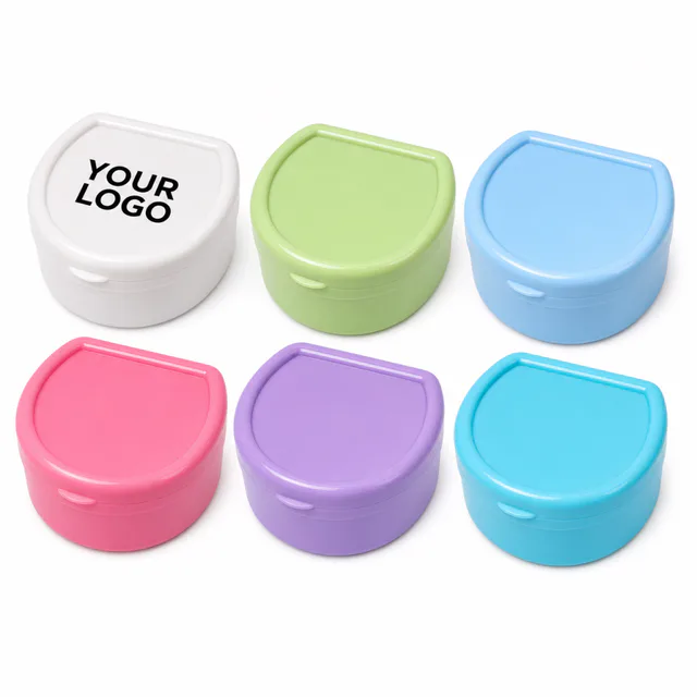 Custom PP Dental Retainer Storage Box With Silicone Seal