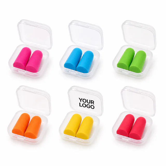 Foam Earplug Soundproof Slow Rebound Ear Plugs In Case