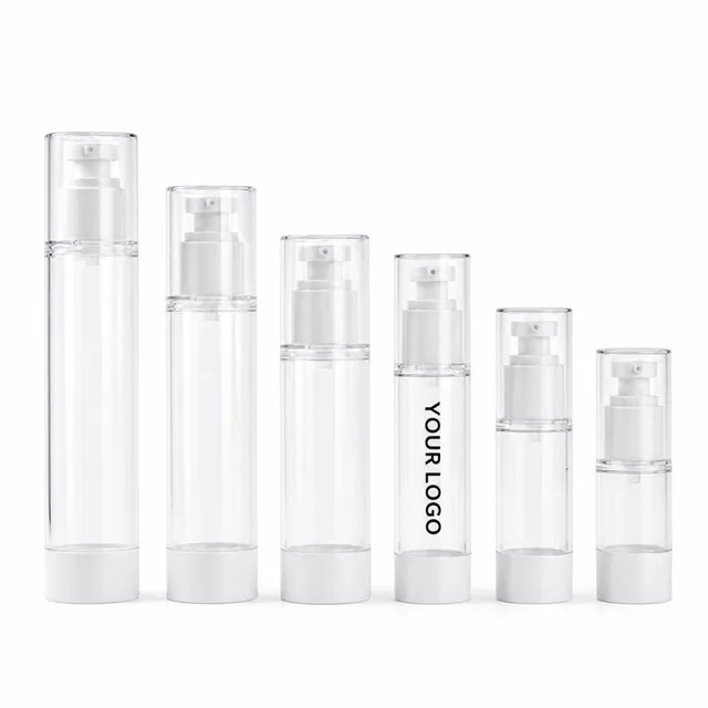 Transparent PETG Plastic Press Type Vacuum Spray Bottle