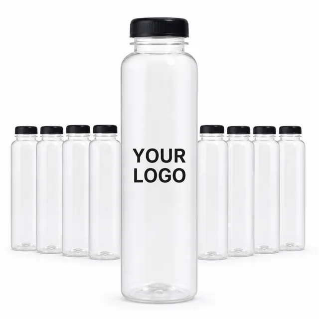 12 Oz Clear Plastic Drinking Bottle For Promotional Events