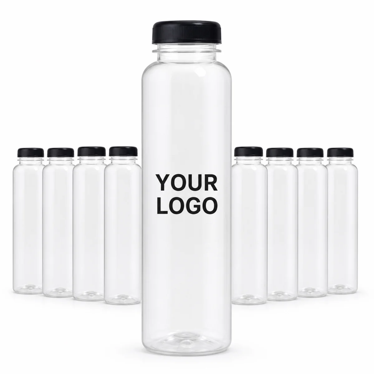 12 Oz Clear Plastic Drinking Bottle For Promotional Events