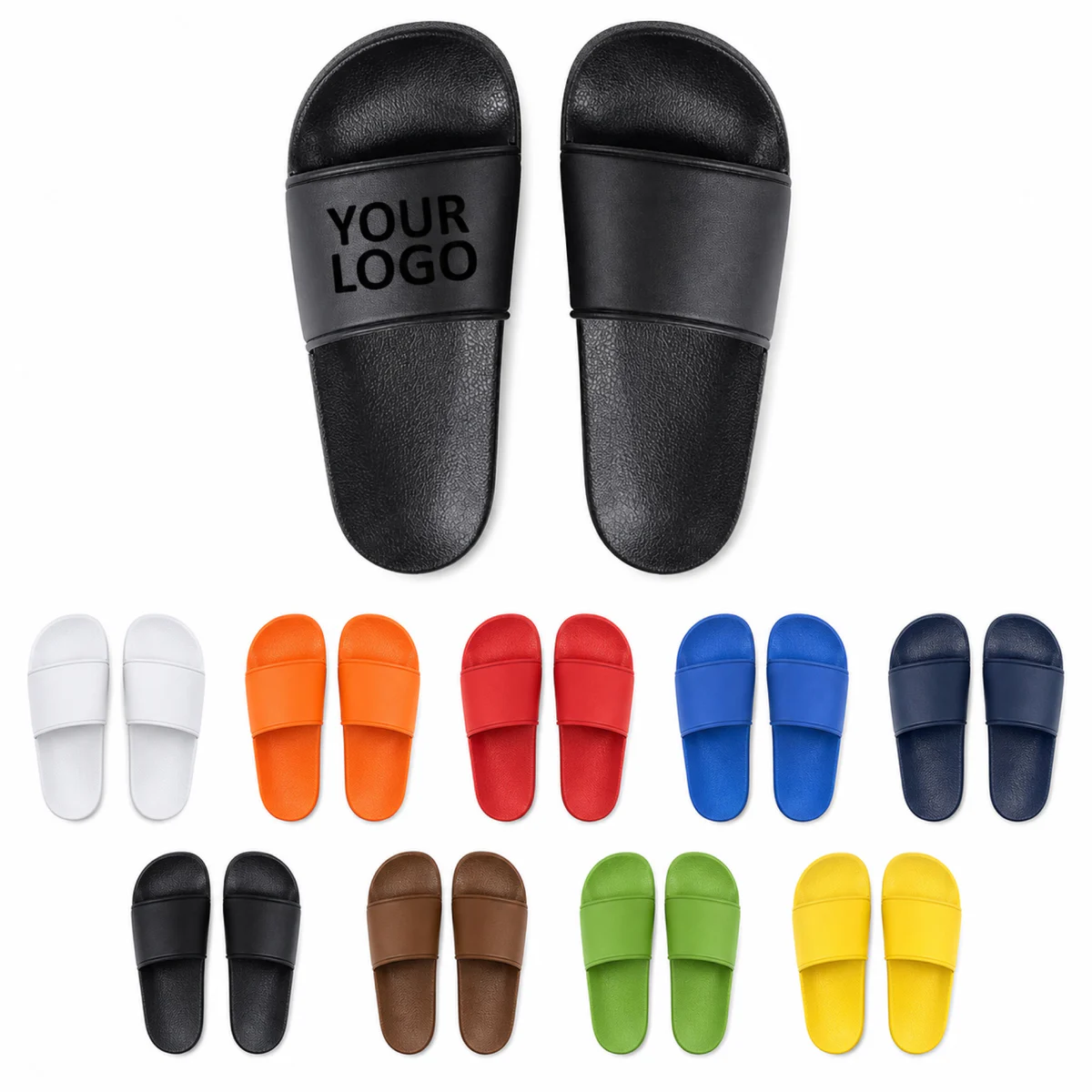 Custom Logo PVC Summer Slide Sandals