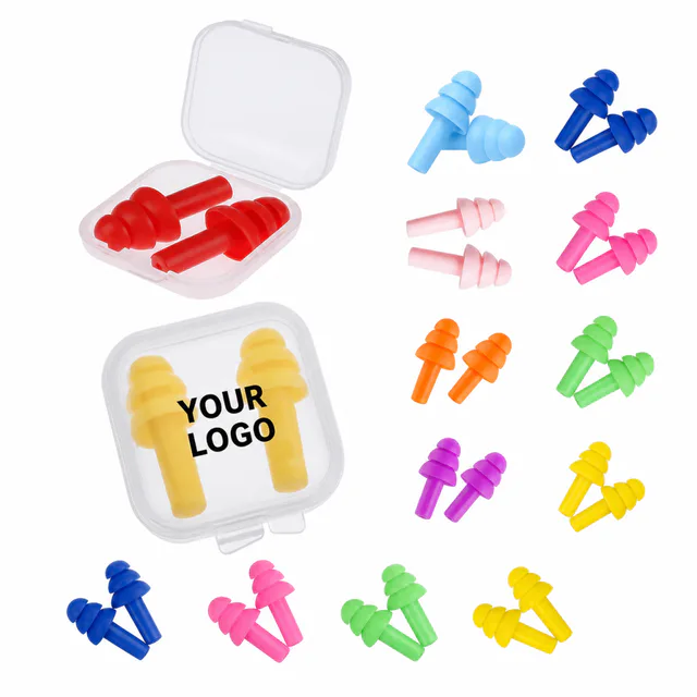 Christmas Tree Shaped Soft TPE Foam Earplugs For Sleep And Noise Reduction