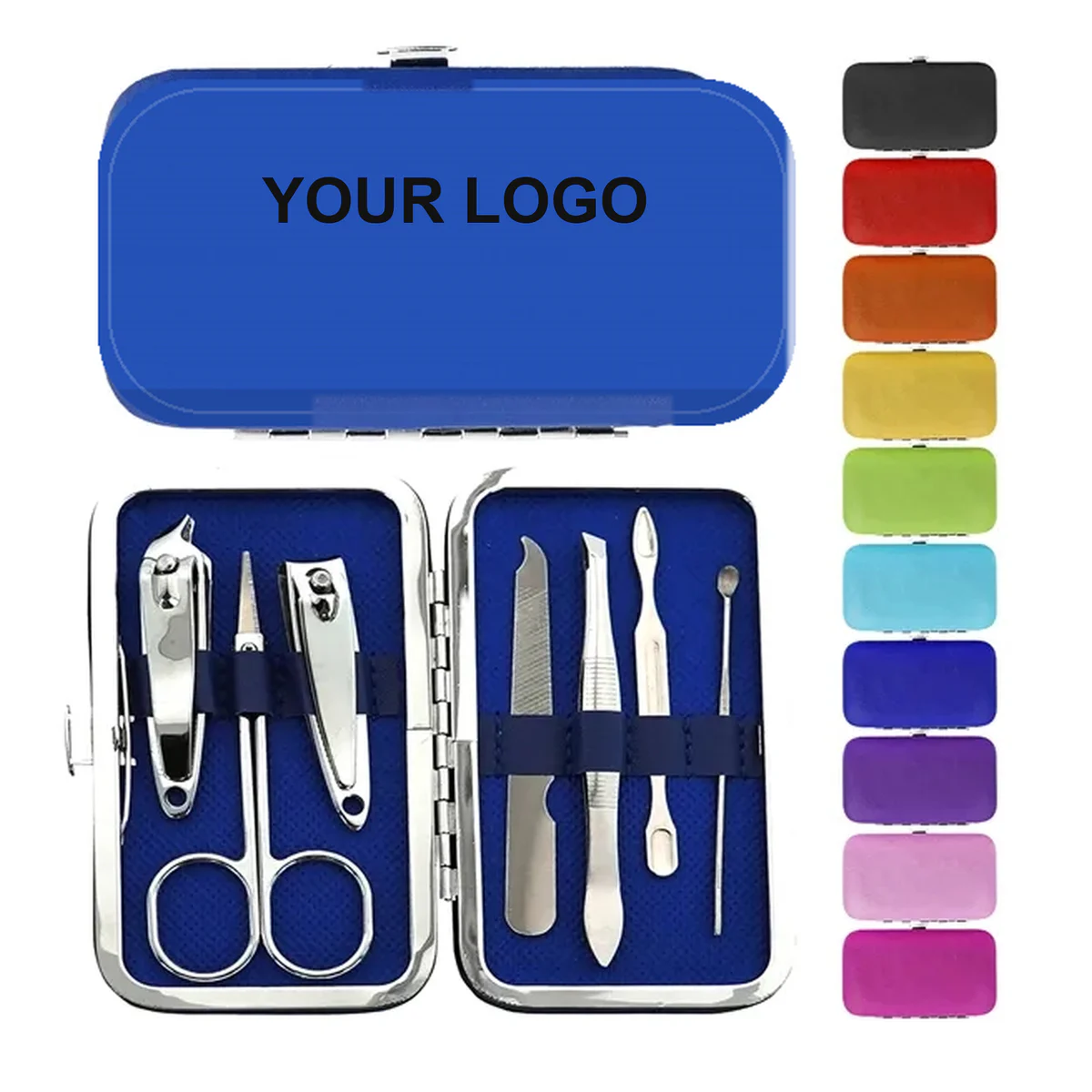 7 Piece Stainless Steel Manicure Nail Clipper Travel Kit