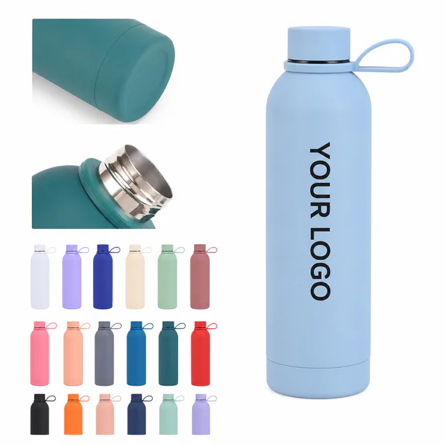 17 Oz Stainless Steel Insulated Bottle With Handle