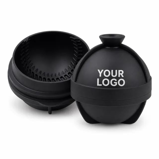 2.5 Inch Baseball Silicone Ice Cube Mold For Beverages