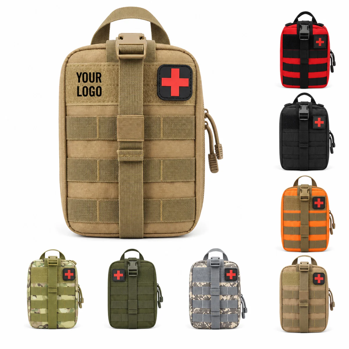 Tactical First Aid Kit Medical Pouch 900D Oxford Fabric Waterproof