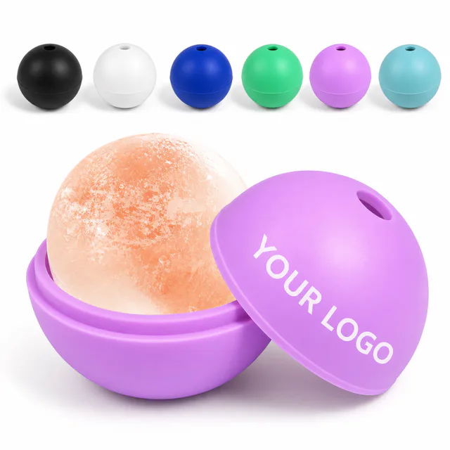 Custom Silicone Ice Ball Mold For Promotional Drinkware
