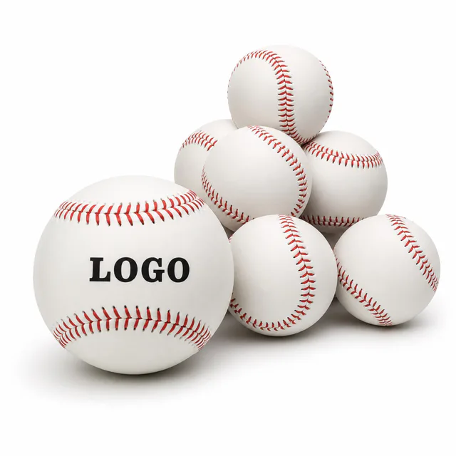 Custom PU Leather Baseball With Rubber Core