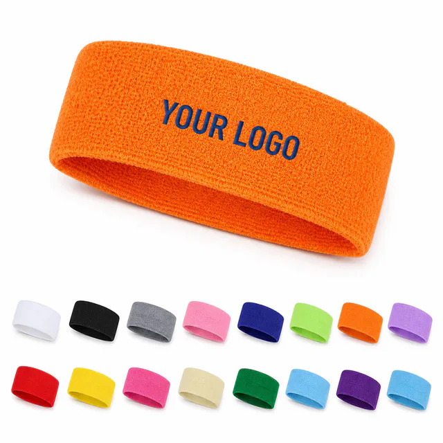 Breathable Spandex Stretch Sports Headband Moisture Wicking