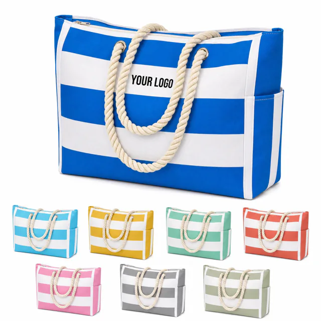 Waterproof Sandproof Beach Tote Bag Full Color