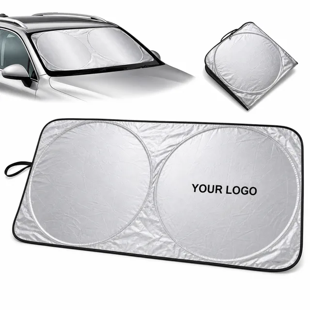 Silver Coated Cloth Car Windshield Sun Shade Cover