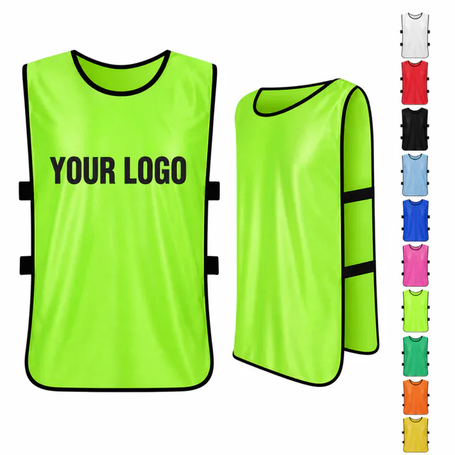 Custom Sports Training Vests Polyester Pinnies