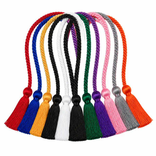 Twisted Polyester Graduation Honor Cords With Tassels