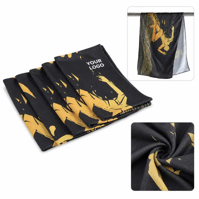 Sublimated Cooling Towel Full Color Polyester