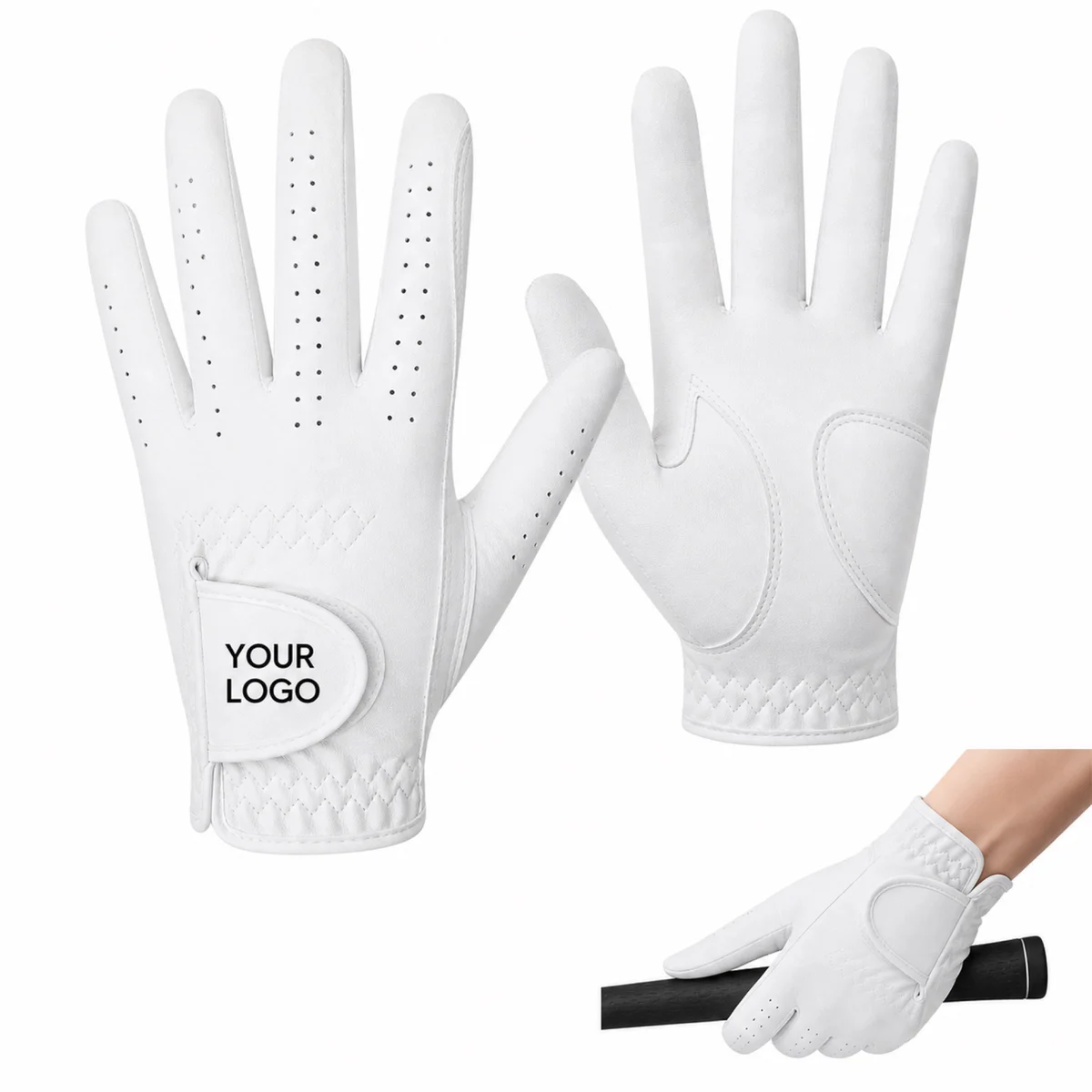 Custom Leather Single Golf Glove For Promotional Golf Events