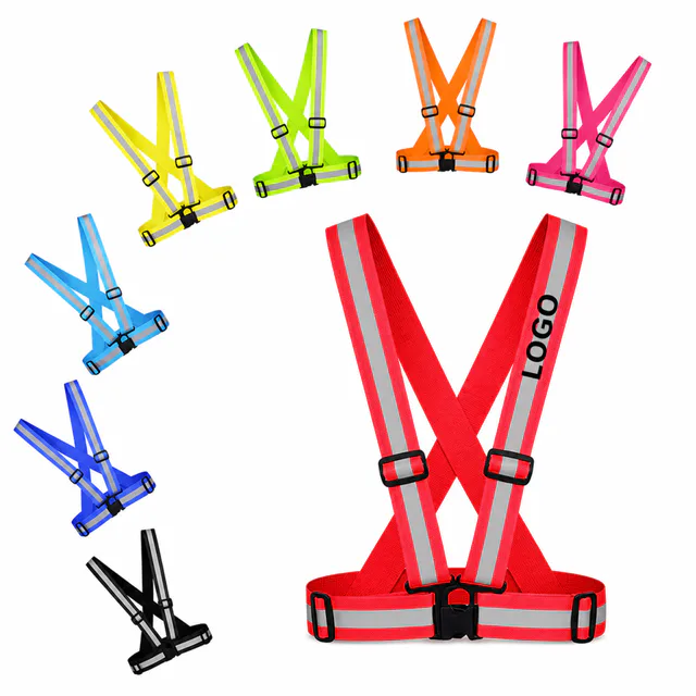 Adjustable Elastic Reflective Safety Vest