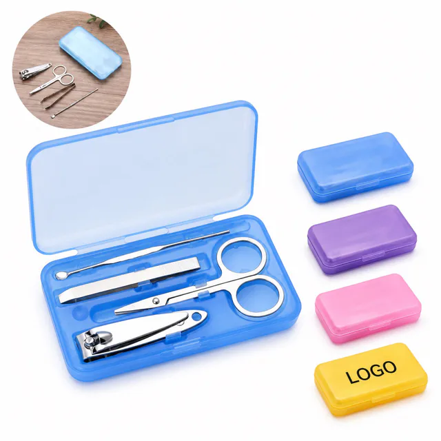 Stainless Steel Grooming Kit In Plastic Case