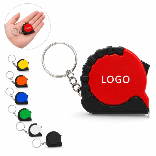 Miniature Retractable Tape Measure Keychain