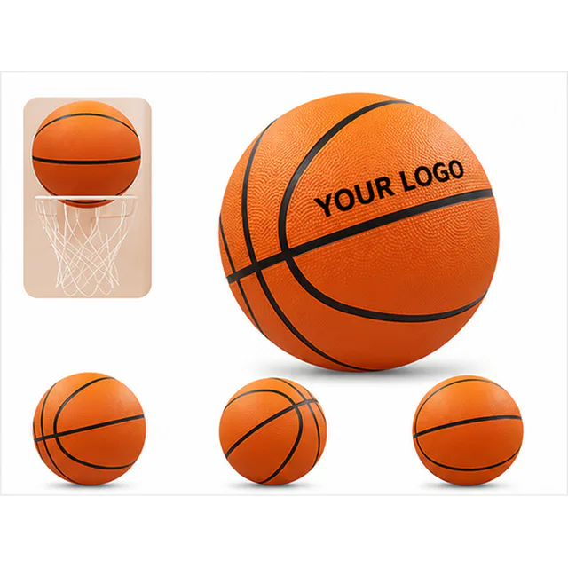 Size 5 Rubber Basketball For Youth Players