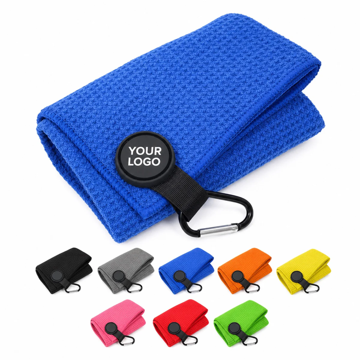 Microfiber Golf Towel With Carabiner Clip